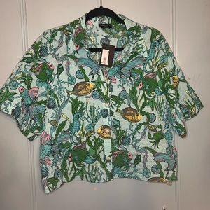 NWT Kate Spade Under the Sea Top